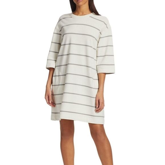 ATM Anthony Thomas Melillo Dresses & Skirts - ATM Anthony Thomas Melillo Plaited Jersey Stripe Dress Sz M